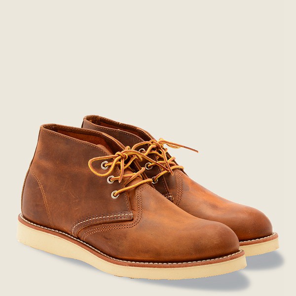 Heritage Sko Herre - Red Wing Work - Chukkar Rough & Tough Læder - Brune - JVEHUG-901